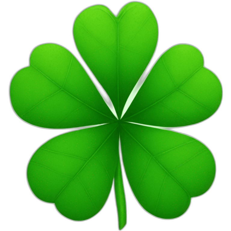 4 leaf clover emoji