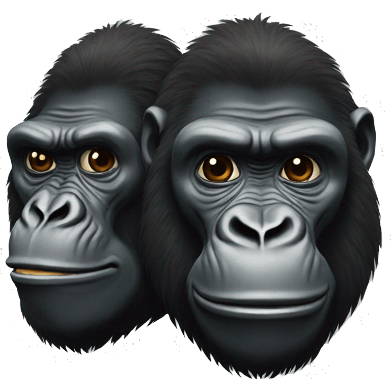 gorilla couple emoji