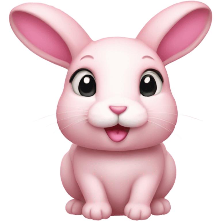 light pink bunny  emoji