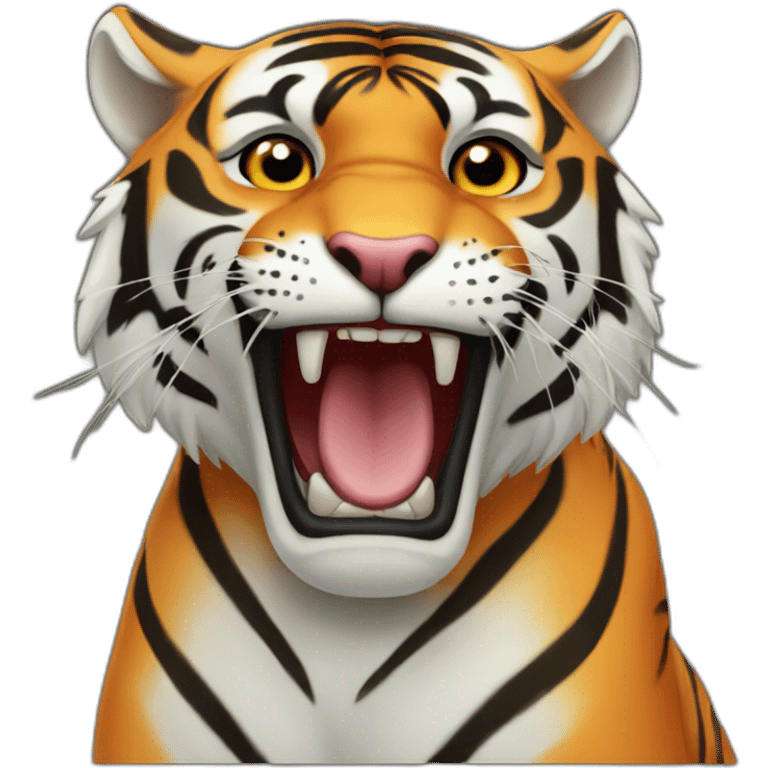 Tiger lick emoji