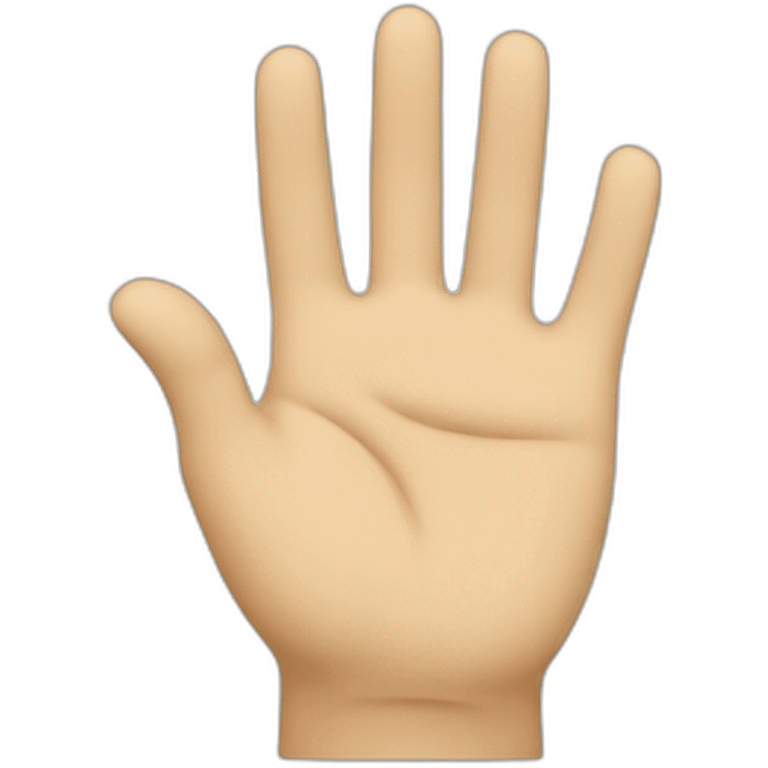 waving hand emoji