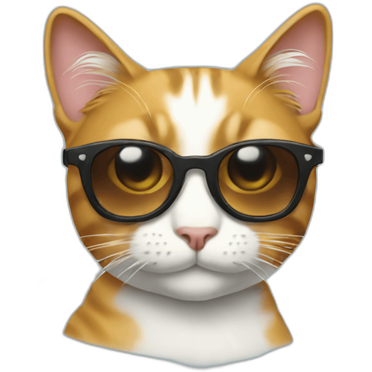 cat with cool glasses emoji