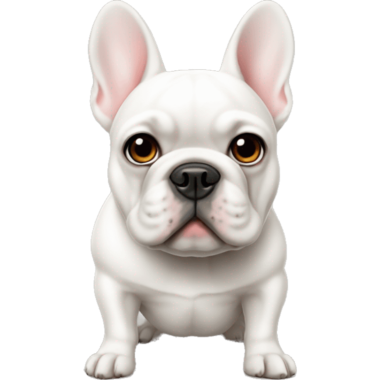 White French bulldog emoji