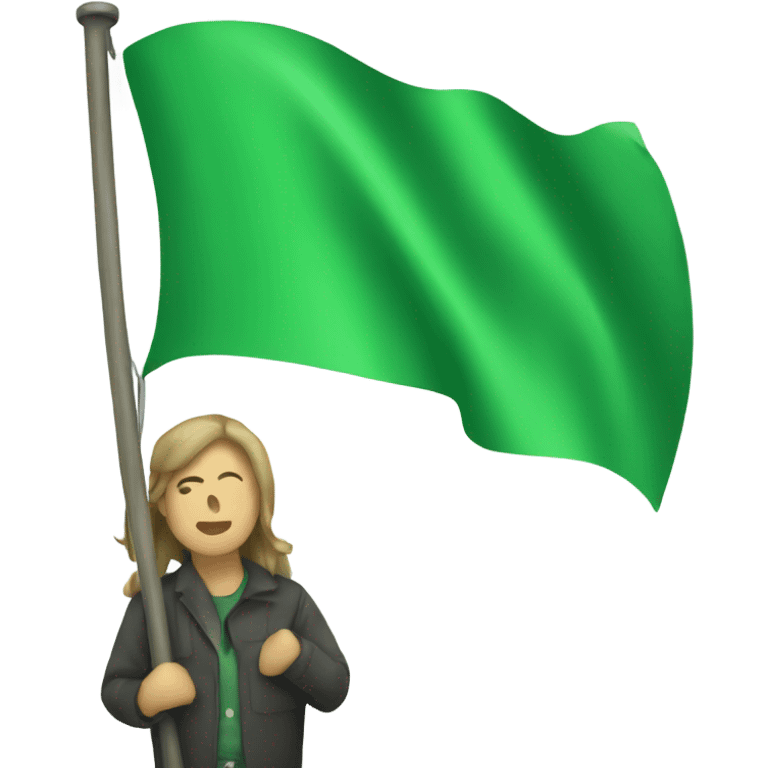 Green flag emoji