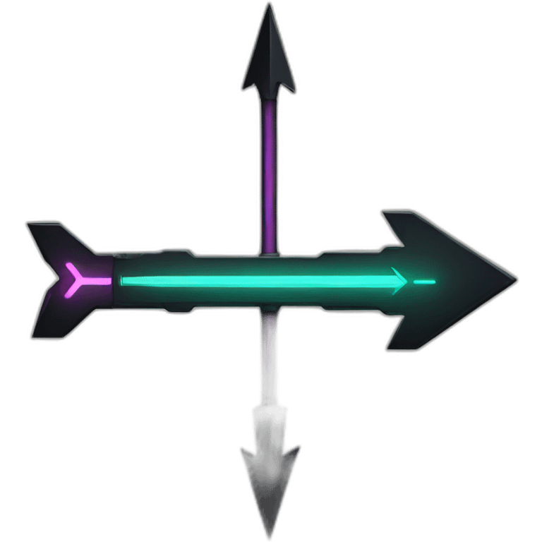 cyberpunk style arrow emoji