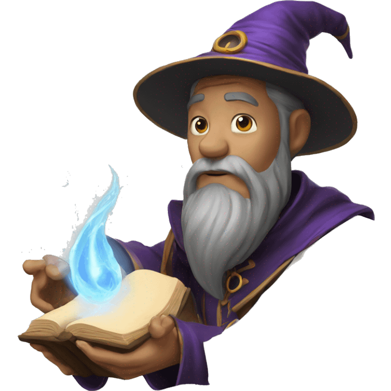 wizard casting spell emoji