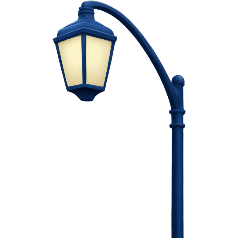 navi blue 
street lamp emoji