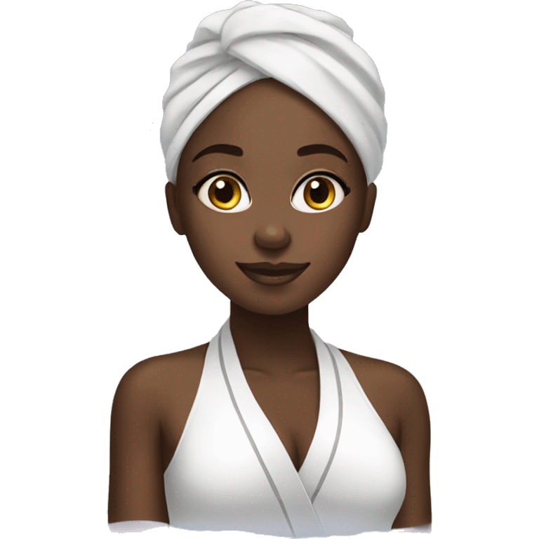 black girl spa  emoji