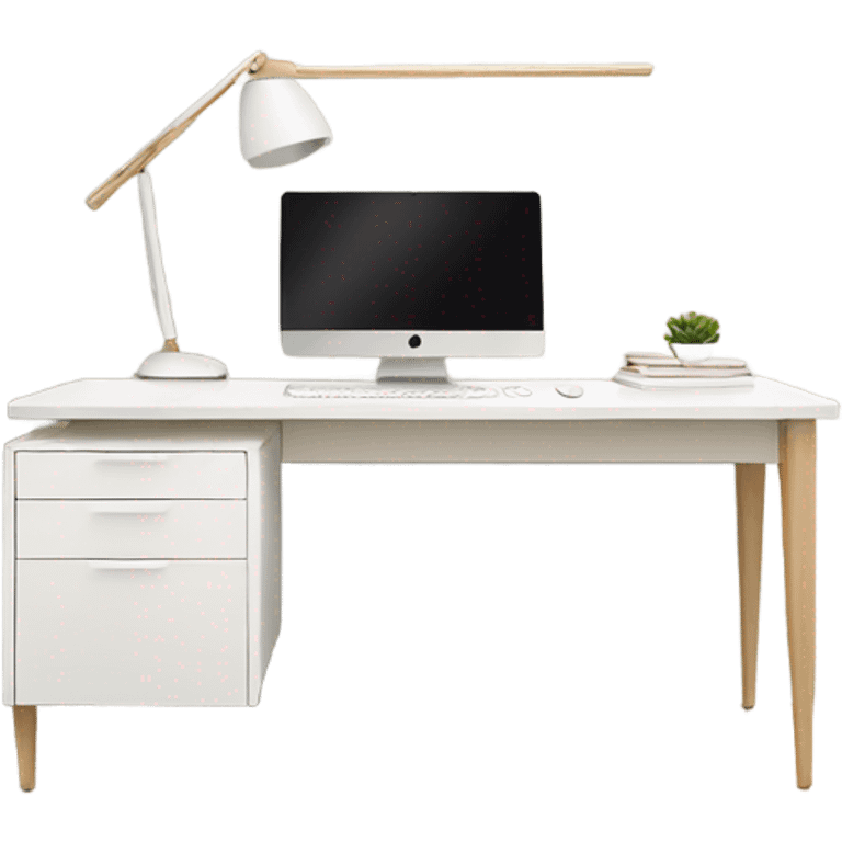 minimalist-clean-work-desk-with-white-wood-colorway-front-view emoji