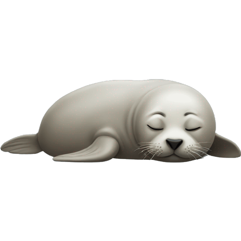 Sleeping seal emoji