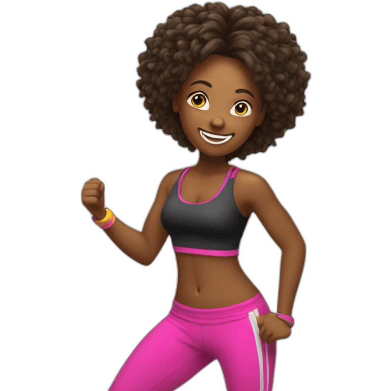 zumba girl sport emoji