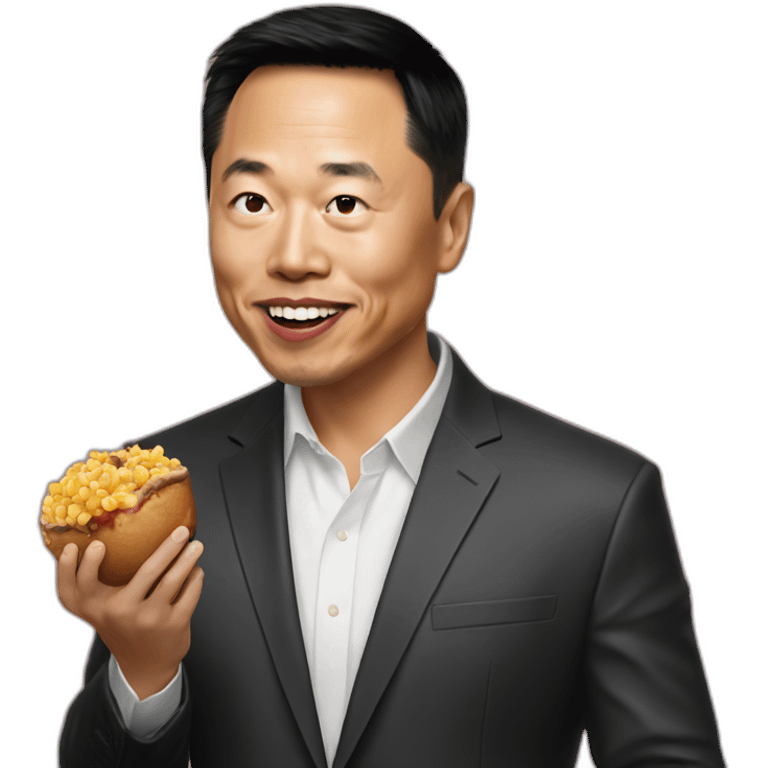 garry tan eating elon musk emoji