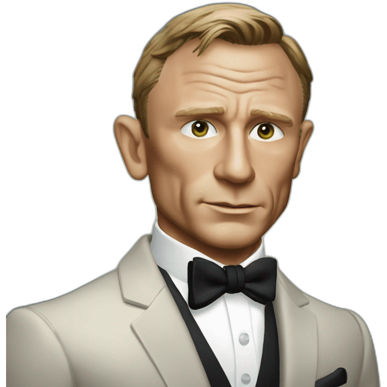 Daniel Craig In the light of the moon emoji