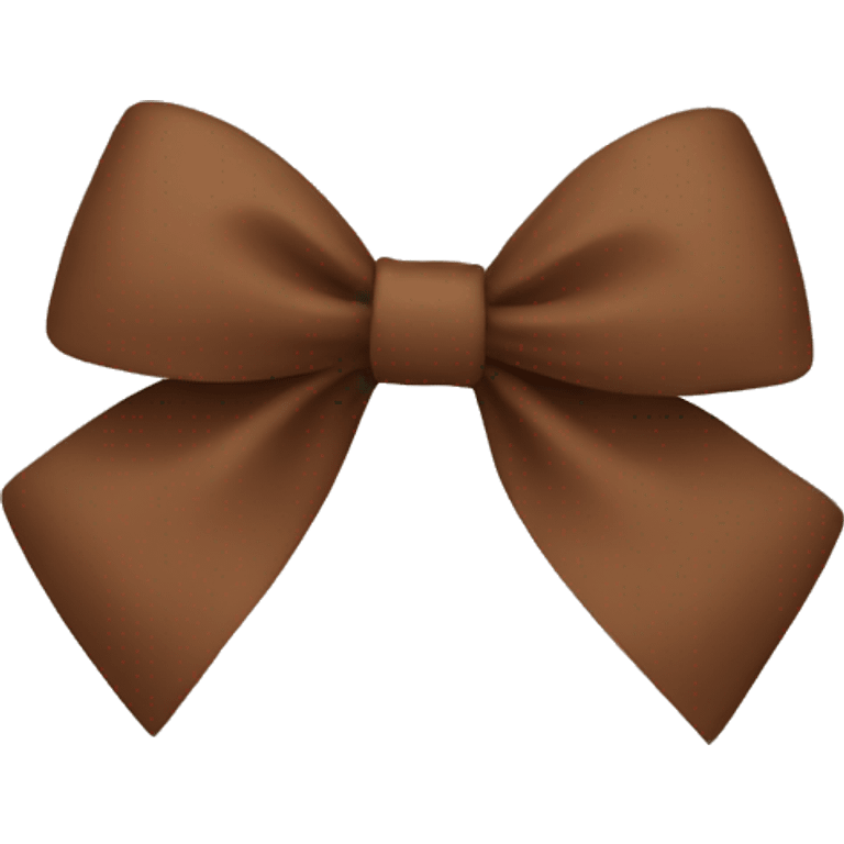 Brown bow emoji