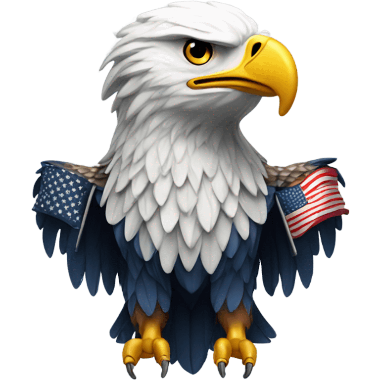 American flag eagle  emoji