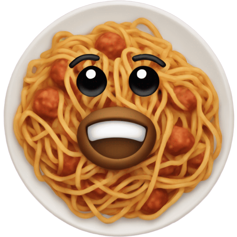 spaghetti with meatballs emoji