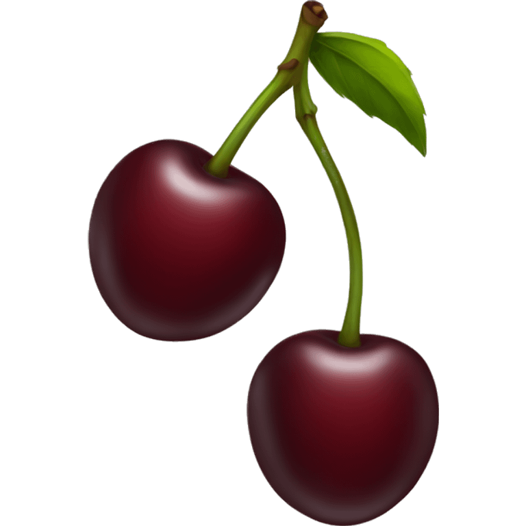 dark red cherry emoji