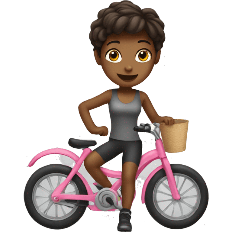 Girls on bike emoji