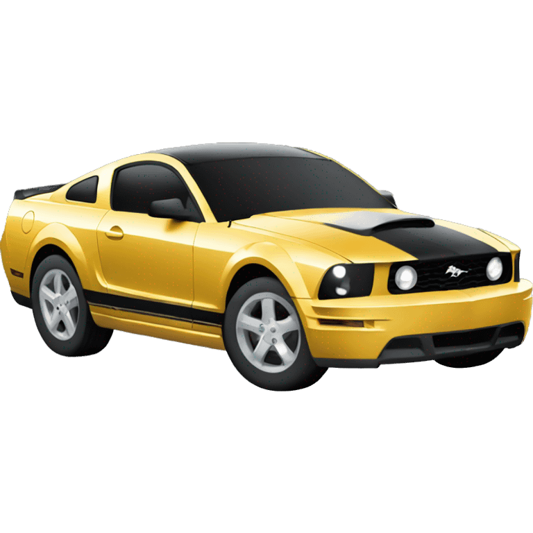 Black 2007 Mustang car emoji