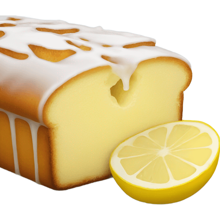 iced lemon loaf  emoji