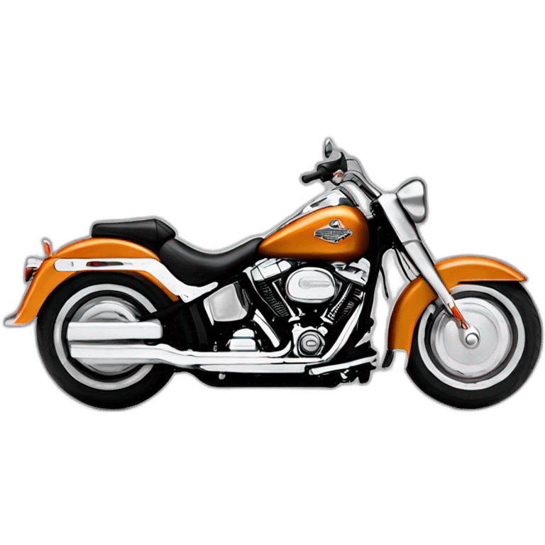 harley davidson fat boy emoji