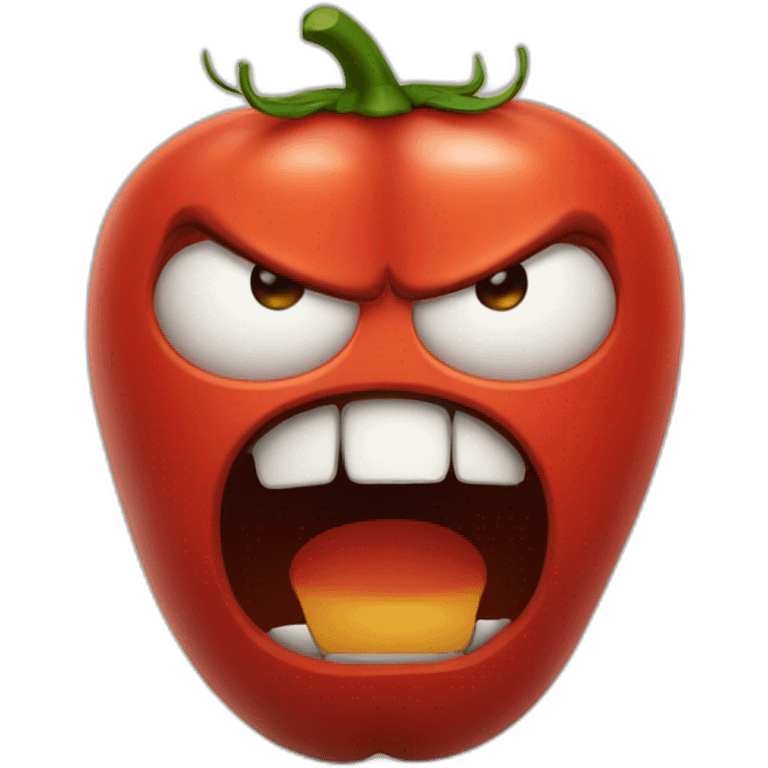 angry tomato emoji