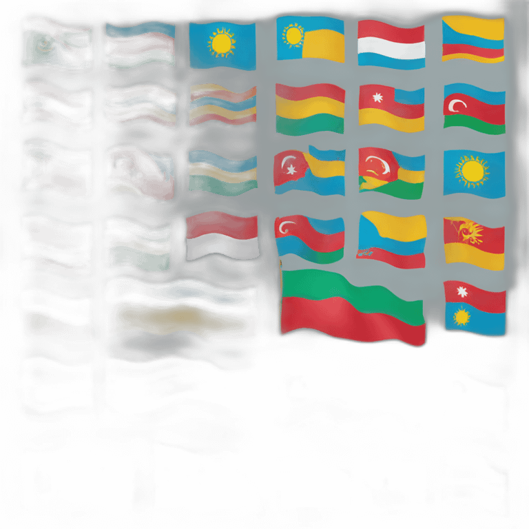 Azerbaijan-and-Kazakhstan-flags emoji