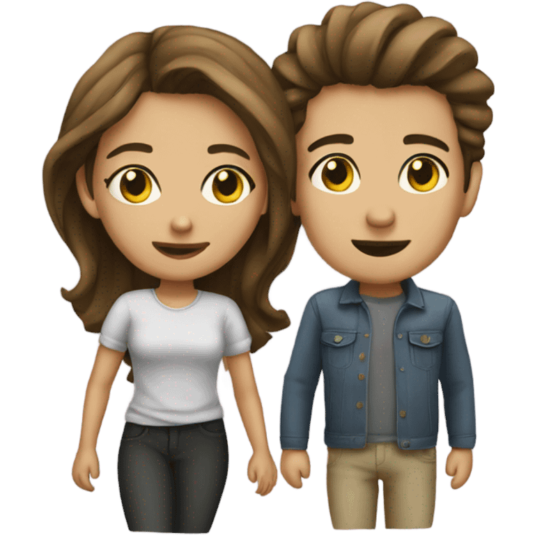 Young couple emoji