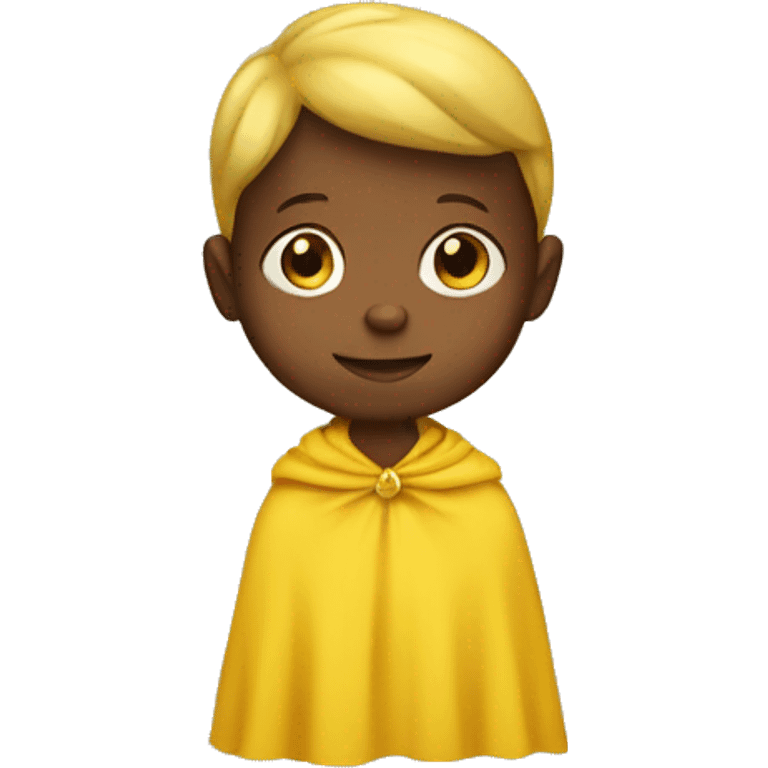 small cape yellow child emoji