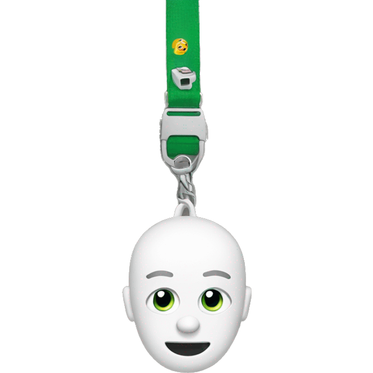 Whistle on lanyard emoji