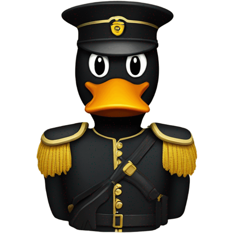 Daffy Duck soldier emoji