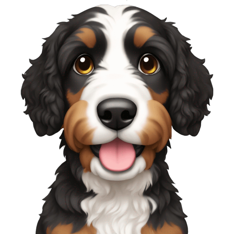 mini bernedoodle emoji