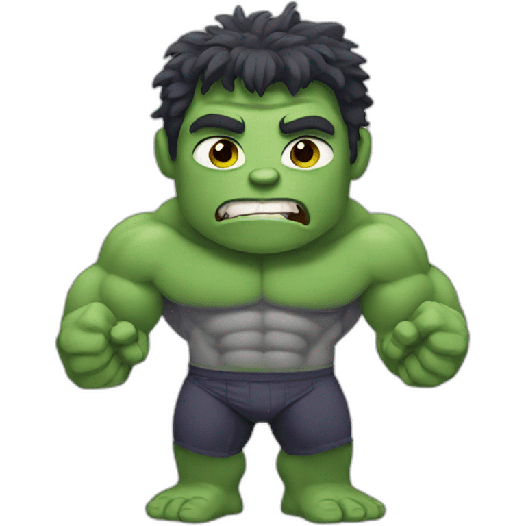 Gray hulk emoji