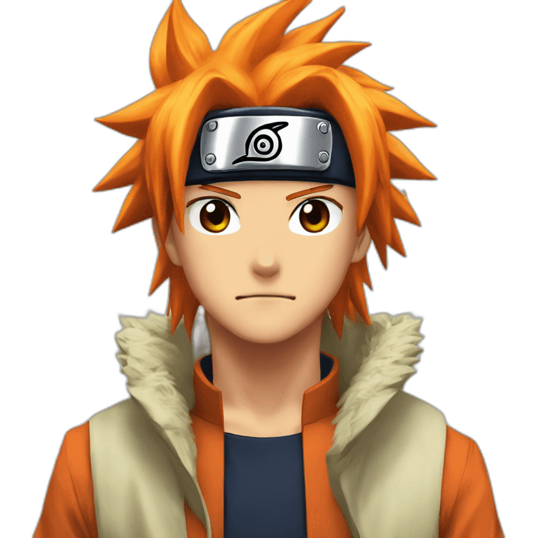 Naruto en mode kurama emoji