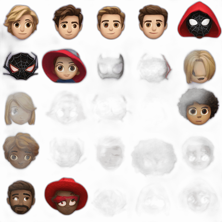 spider verse movie emoji emoji