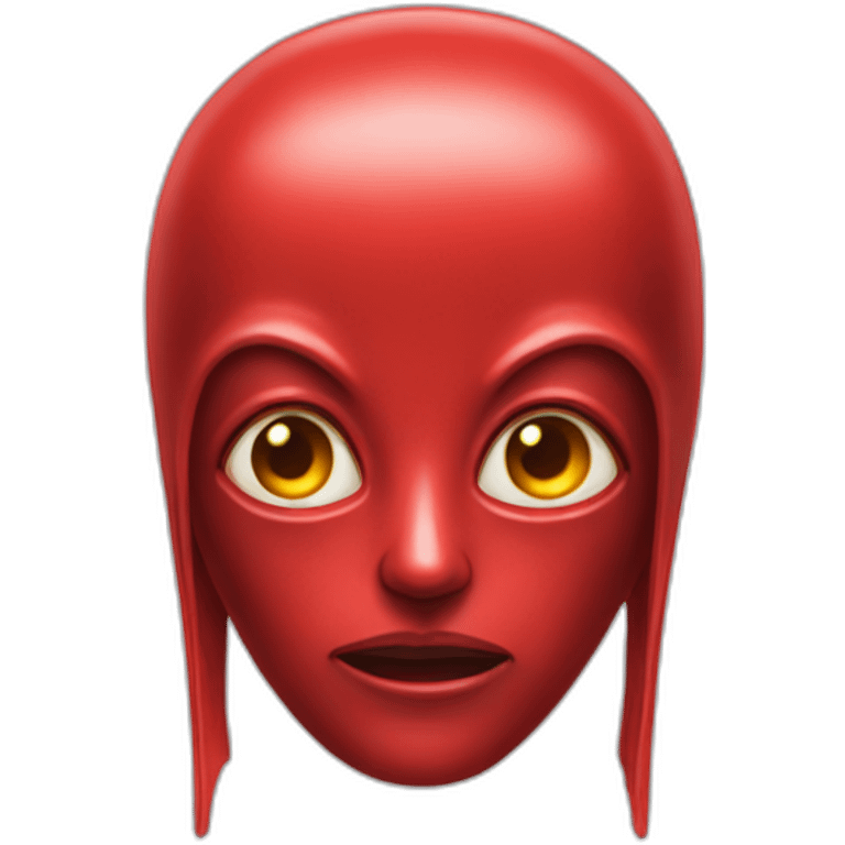 extraterrestre rojo emoji