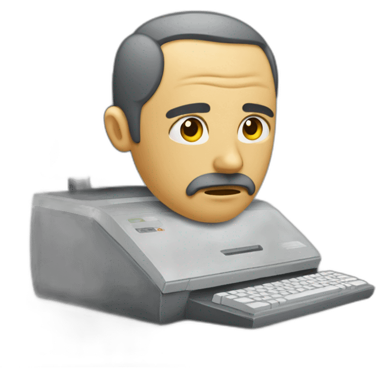 Computadora-triste emoji