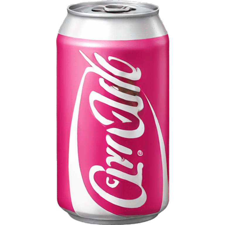 Pink Diet Coke can emoji