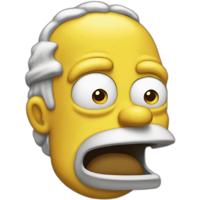 Homer malade emoji