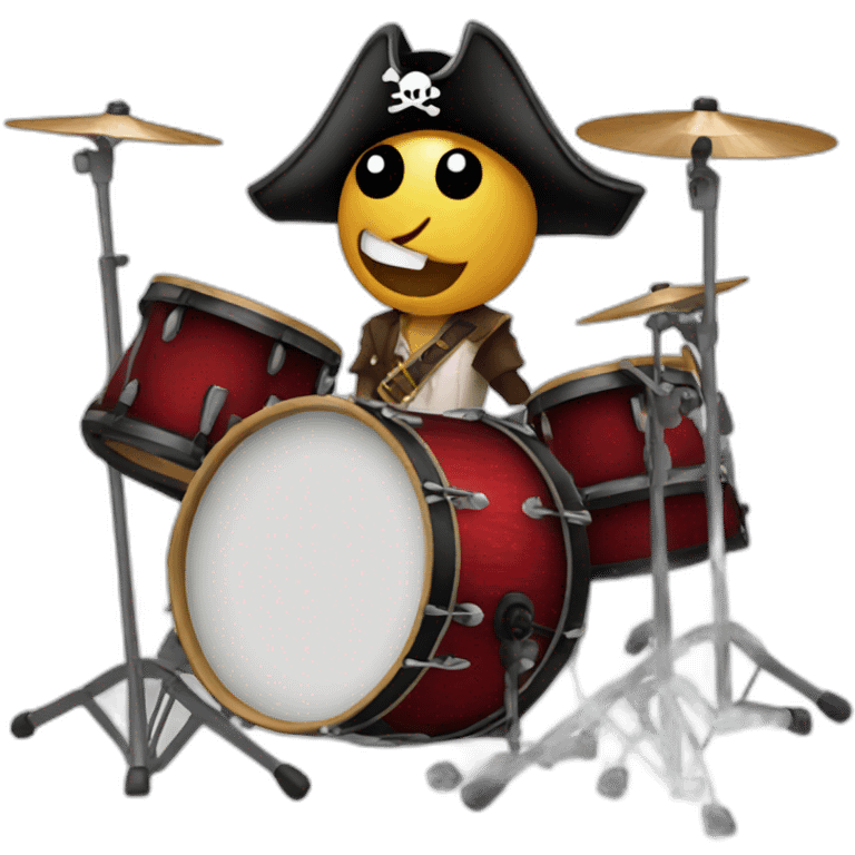 pirate drumkit emoji