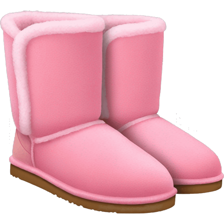 UGG slippers pink emoji