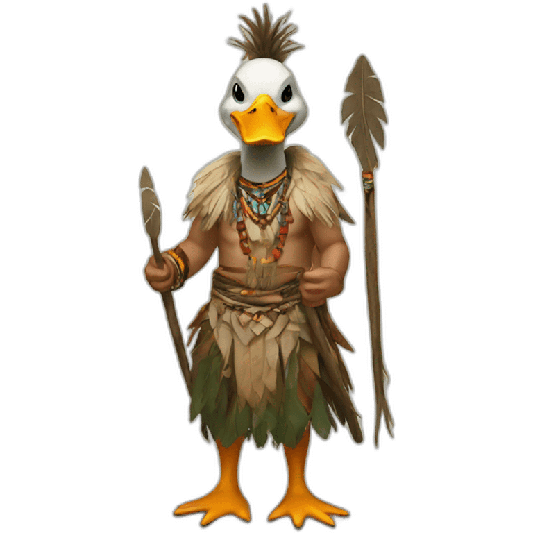 Duck shaman emoji