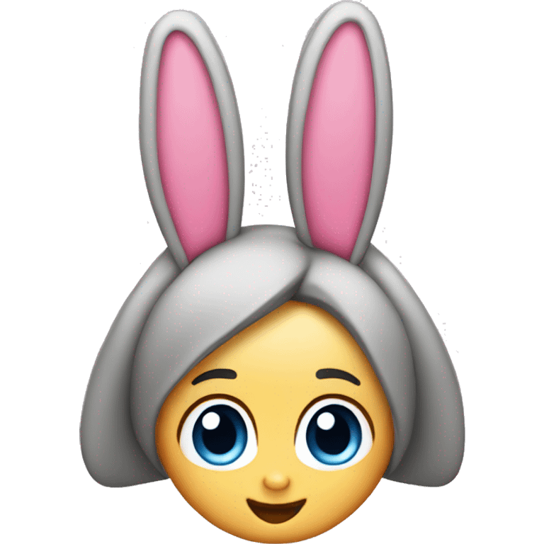 playboy rabbit mascot headband ears  emoji