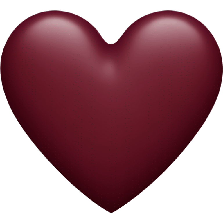 maroon color heart emoji