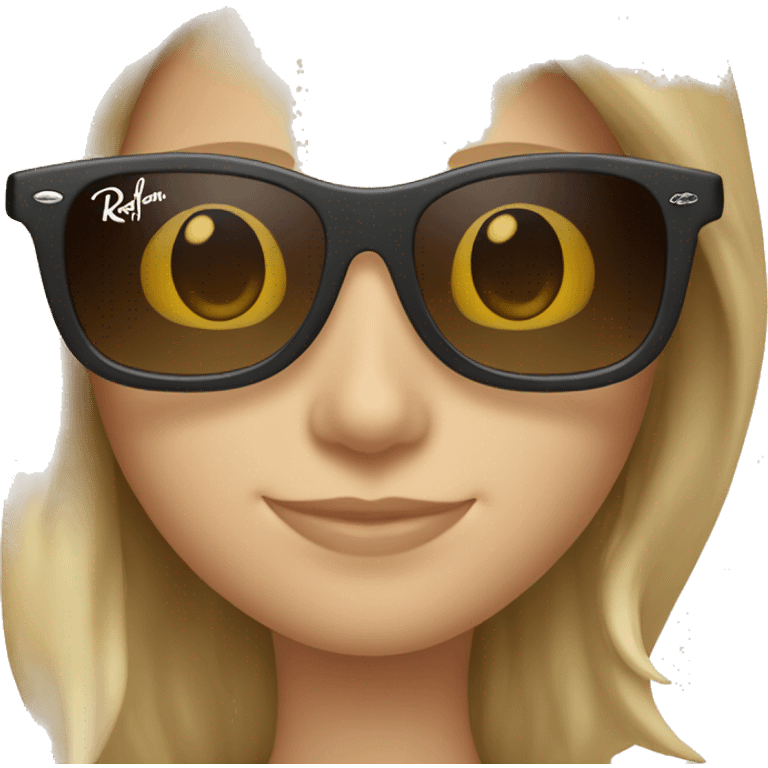 Ray-Ban sunglasses emoji