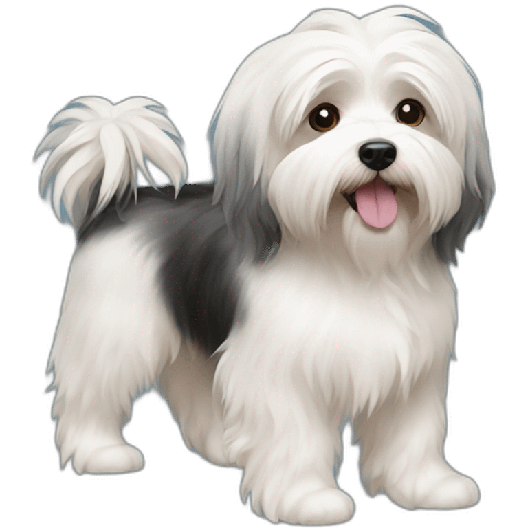 Dog havanese full height emoji