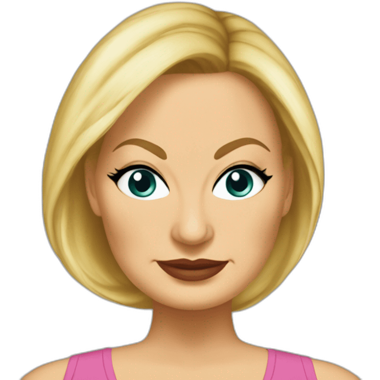 Bald Jennifer Coolidge emoji