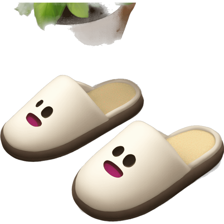 aesthetic slippers  emoji