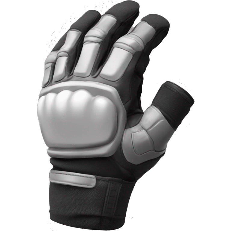 fingerless tactical glove emoji