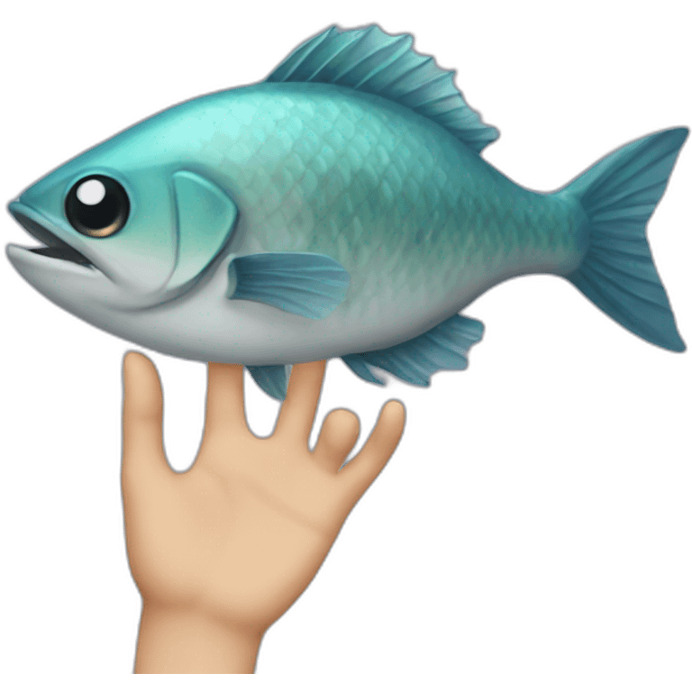 fish-hand emoji